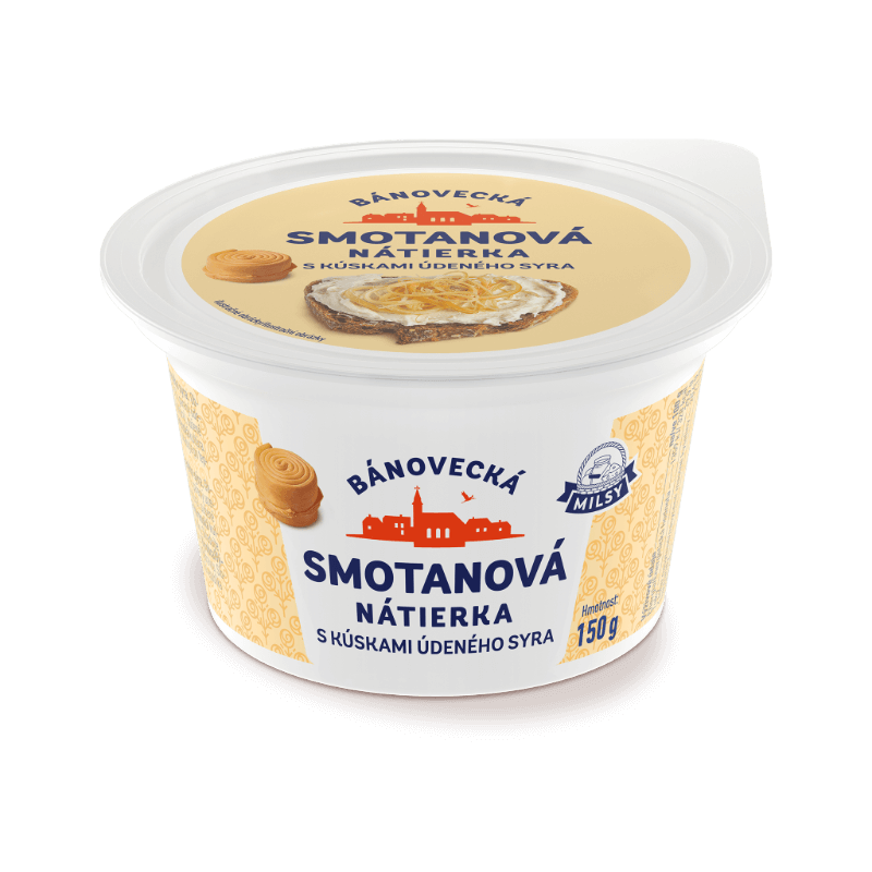 Smotanova s kuskami udeneho syra