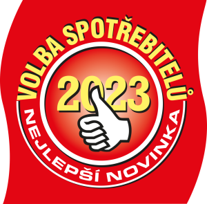 Pečať certifikátu Volba Spotřebitelú 2023